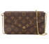 Felicie Pochette, &pound;750, Handbags, Brown, Leather, Front view